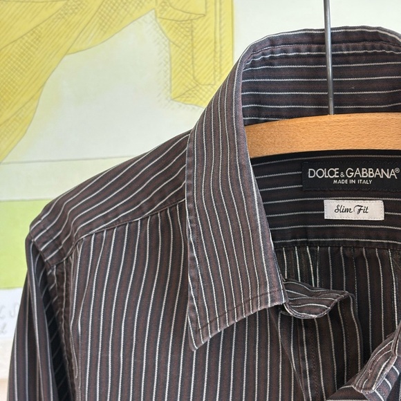 Vintage Dolce & Gabbana Cropped Oxford / Button Down - Picture 2 of 9